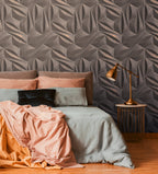 Fototapete Geometrisch Taupe Beige - 1,59 m x 2,80 m
