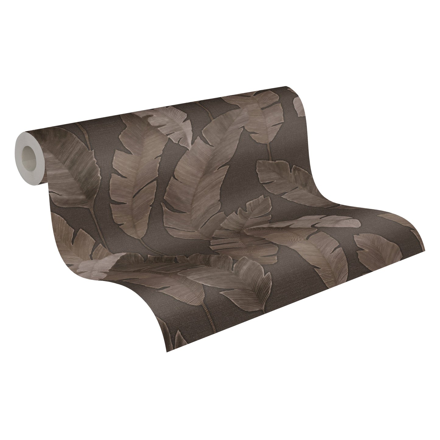 Livingwalls Lea Bali Florale Vliestapete Braun 10,05 m x 0,53 m