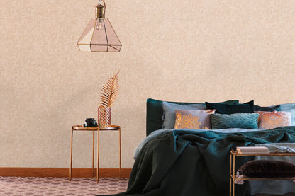 Livingwalls Zoe Miami Uni Vliestapete Hellbraun Beige 10,05 m x 0,53 m