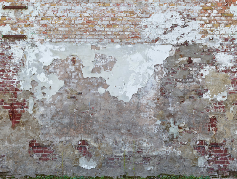Fototapete Alte Ziegelwand – 2,80 m x 3,71 m