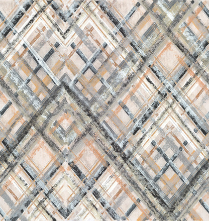 Fototapete Geometrisch Beige Grau - 2,65 m x 2,80 m