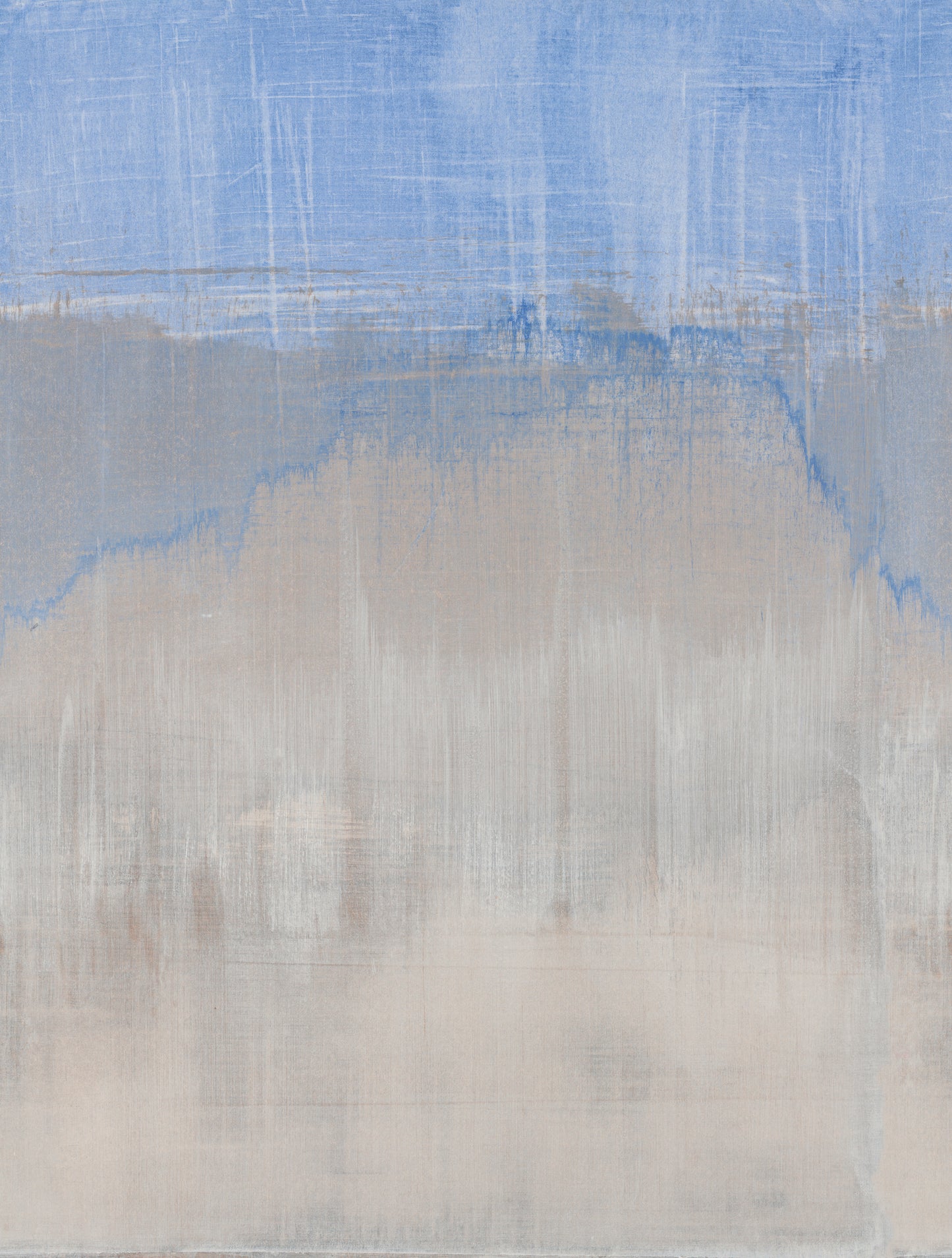 Fototapete Abstrakt Blau Beige - 2,12 m x 2,80 m