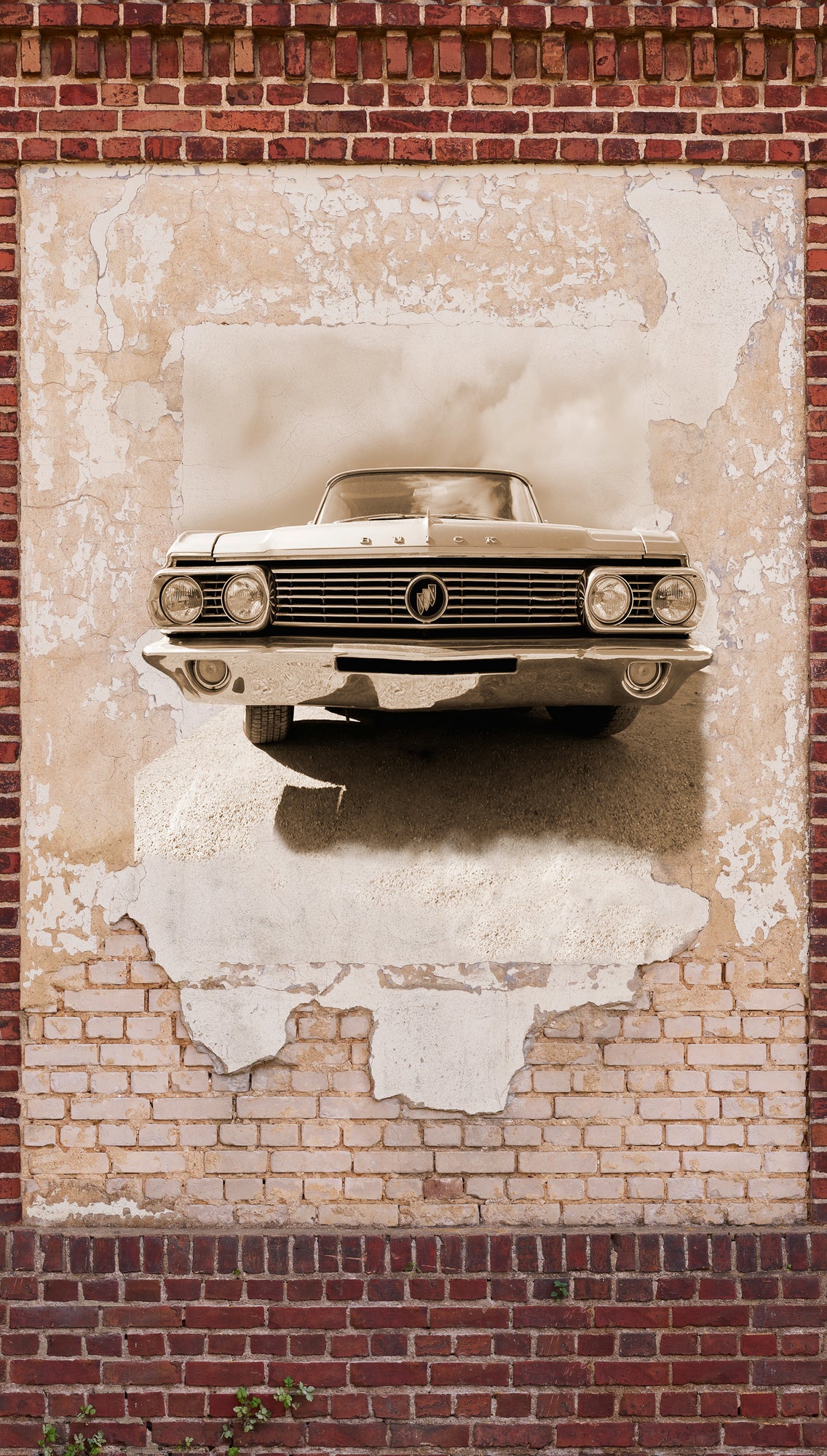 Fototapete Oldtimer Auto - 1,59 m x 2,80 m