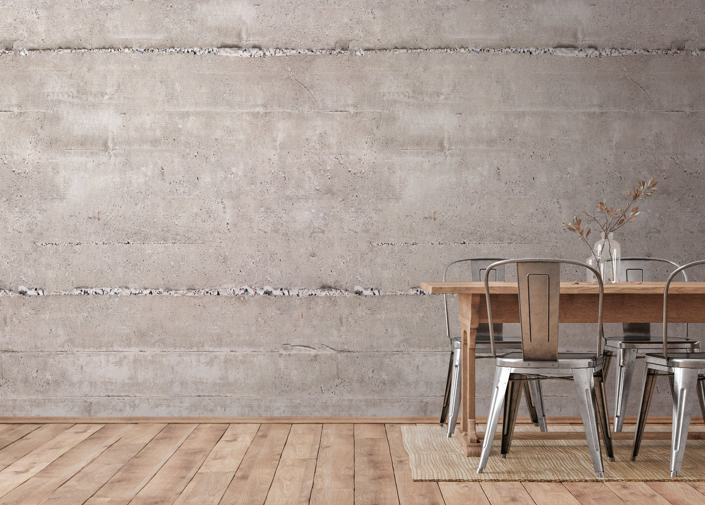 Fototapete Sichtbeton Linien – 2,80 m x 1,59 m