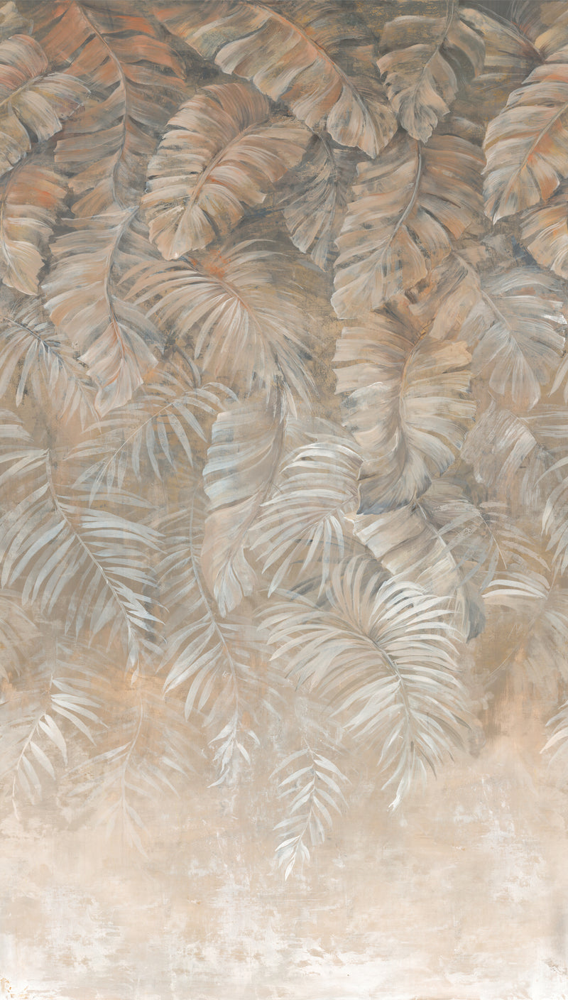 Fototapete Palmenblätter Beige – 2,80 m x 1,59 m