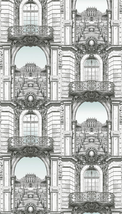Fototapete Palastfassade Beige - 1,59 m x 2,80 m