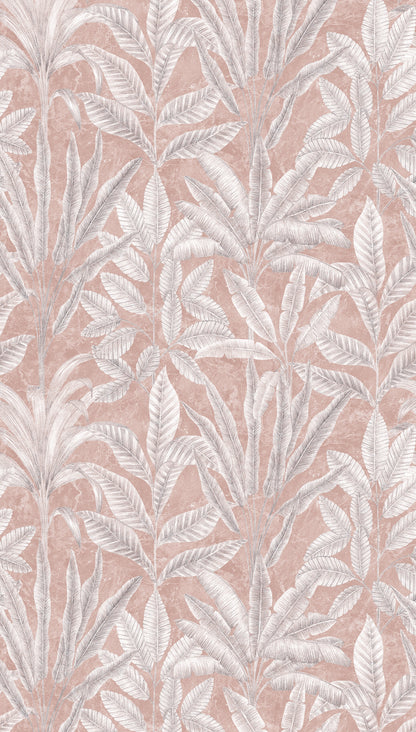 Fototapete Botanisch Rosa - 1,59 m x 2,80 m