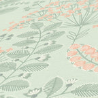 Livingwalls Dreaming Garden Florale Vliestapete Grün Grau Rosa Orange 10,05 m x 0,53 m