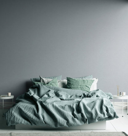 Livingwalls Uni-Vliestapete horizontal Grau Hellgrau 10,05 m x 0,53 m