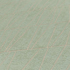 Jade 2 Metallic Vliestapete Grün Gold 10,05 m x 0,53 m