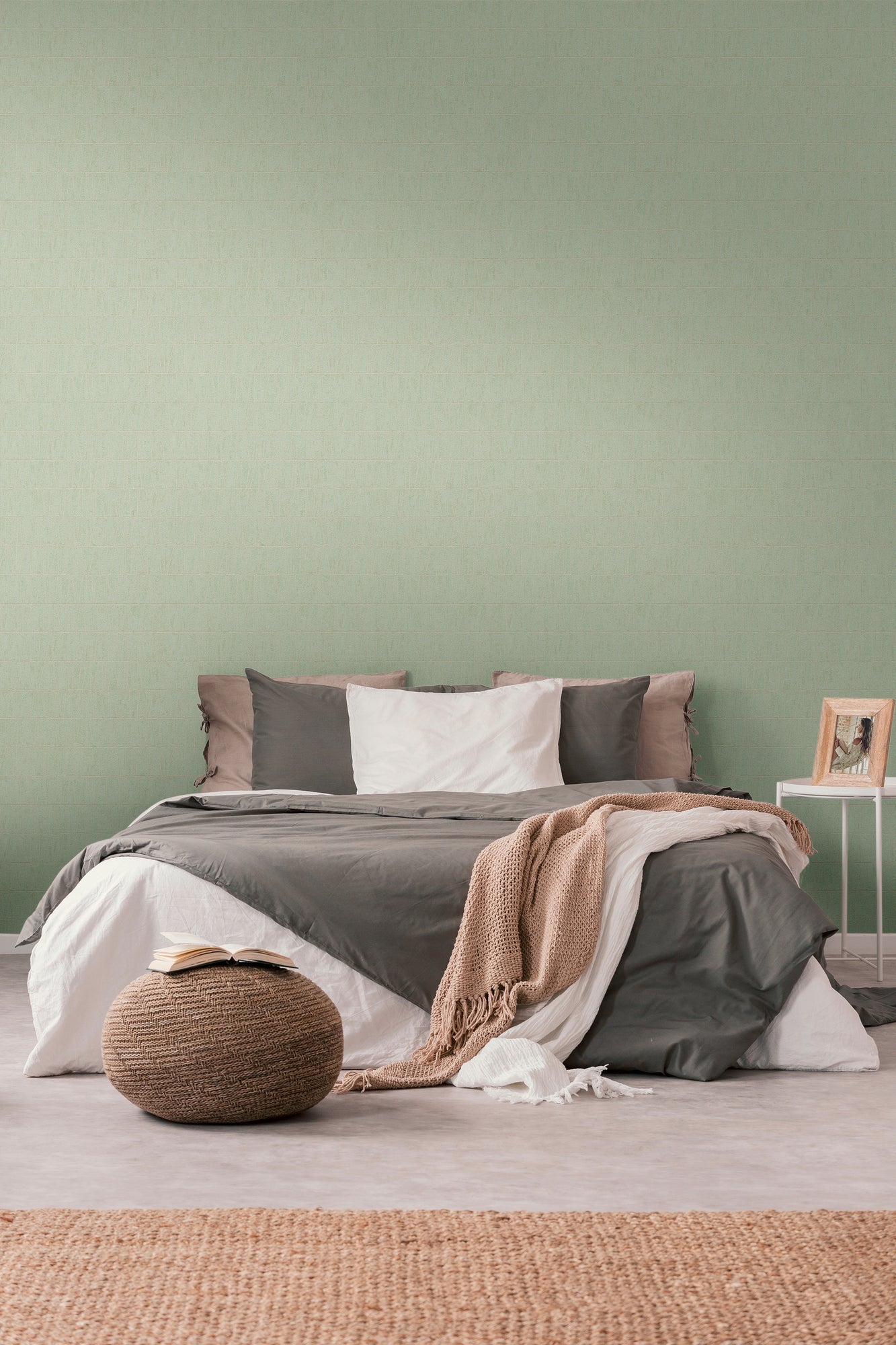Jade 2 Metallic Vliestapete Grün Gold 10,05 m x 0,53 m