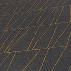 Jade 2 Metallic Vliestapete Schwarz Gold Anthrazit 10,05 m x 0,53 m