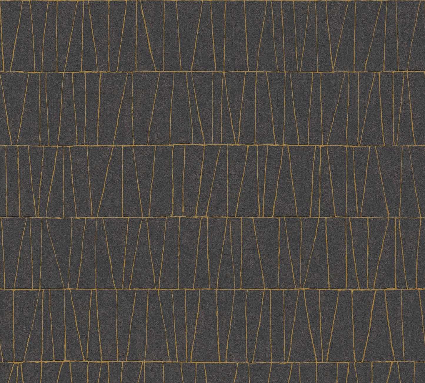 Jade 2 Metallic Vliestapete Schwarz Gold Anthrazit 10,05 m x 0,53 m