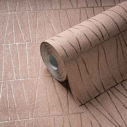 Jade 2 Metallic Vliestapete Altrosa Gold 10,05 m x 0,53 m