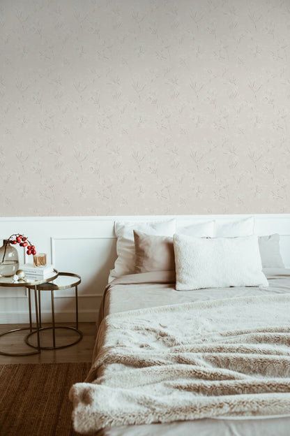 Casual Living Florale Vliestapete Grau Weiß 10,05 m x 0,53 m