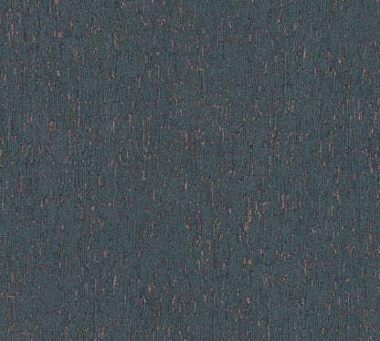 Livingwalls Smart Surfaces Metallic Vliestapete Blau Bronze 10,05 m x 0,53 m