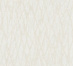 Livingwalls Smart Surfaces Metallic Vliestapete Weiß Beige Creme Silber 10,05 m x 0,53 m