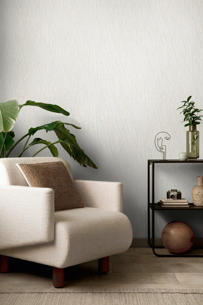 Livingwalls Smart Surfaces Metallic Vliestapete Weiß Beige Creme Silber 10,05 m x 0,53 m