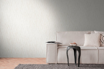 Livingwalls Smart Surfaces Metallic Vliestapete Weiß Beige Creme Silber 10,05 m x 0,53 m
