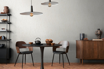 Livingwalls Smart Surfaces Metallic Vliestapete Weiß Beige Creme Silber 10,05 m x 0,53 m