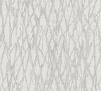 Livingwalls Smart Surfaces Metallic Vliestapete Weiß Grau Silber 10,05 m x 0,53 m