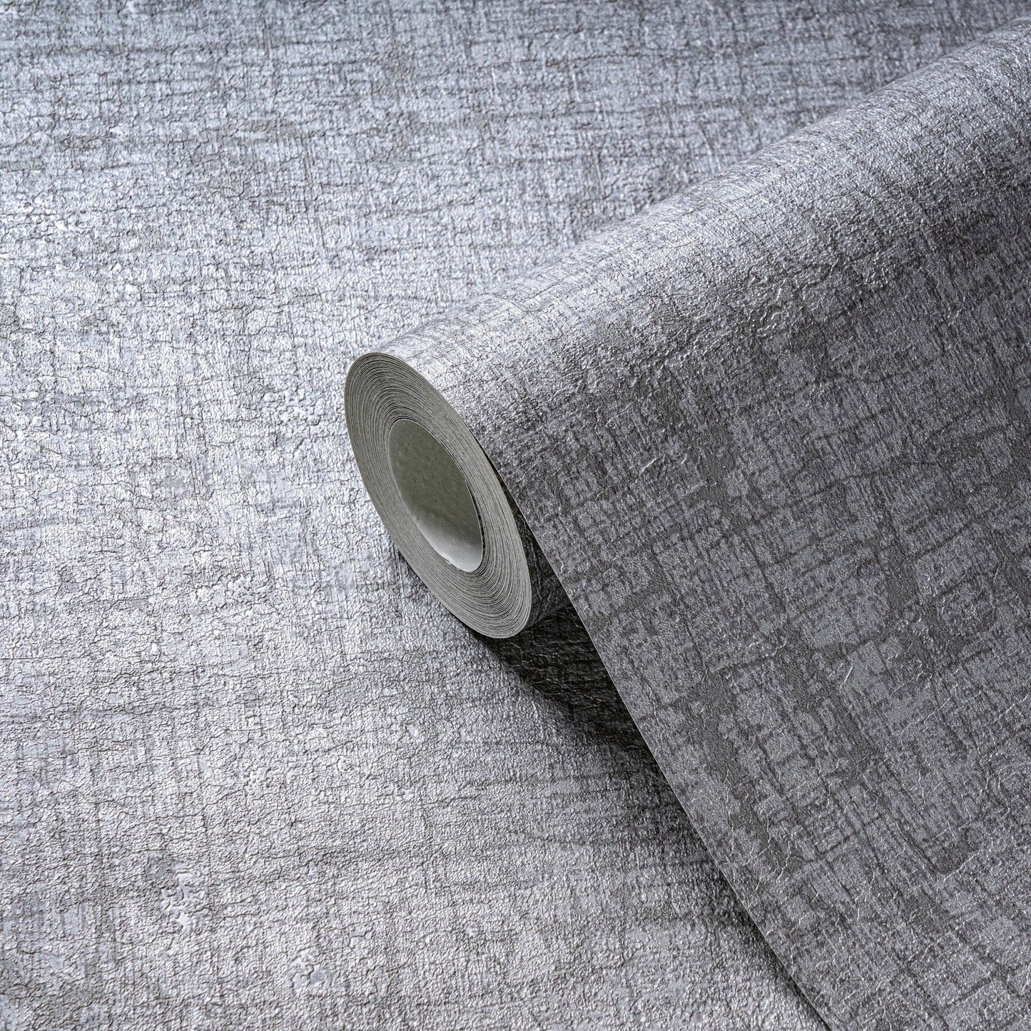 Livingwalls Smart Surfaces Vinyl-Vliestapete Grau Dunkelgrau 10,05 m x 0,53 m