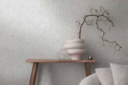 Livingwalls Smart Surfaces Vinyl-Vliestapete Grau Dunkelgrau 10,05 m x 0,53 m