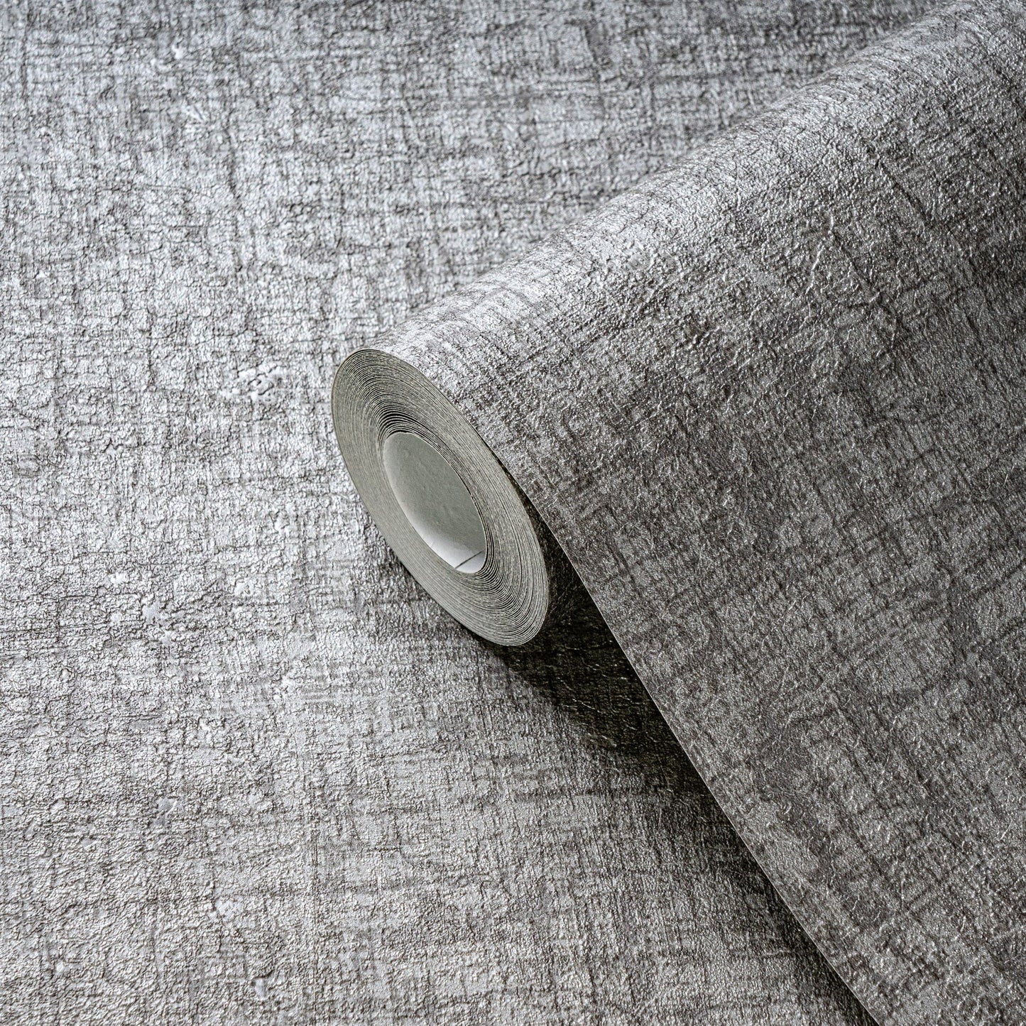 Livingwalls Smart Surfaces Vinyl-Vliestapete Grau Dunkelgrau 10,05 m x 0,53 m