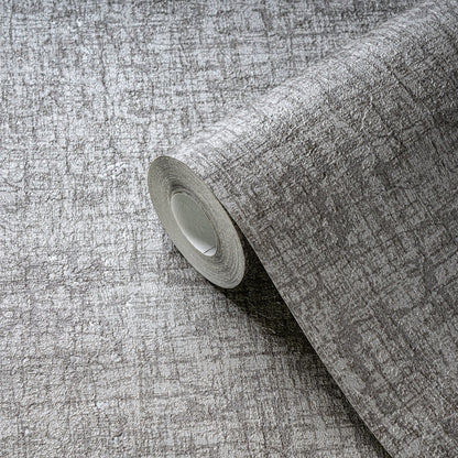 Livingwalls Smart Surfaces Vinyl-Vliestapete Grau Dunkelgrau 10,05 m x 0,53 m