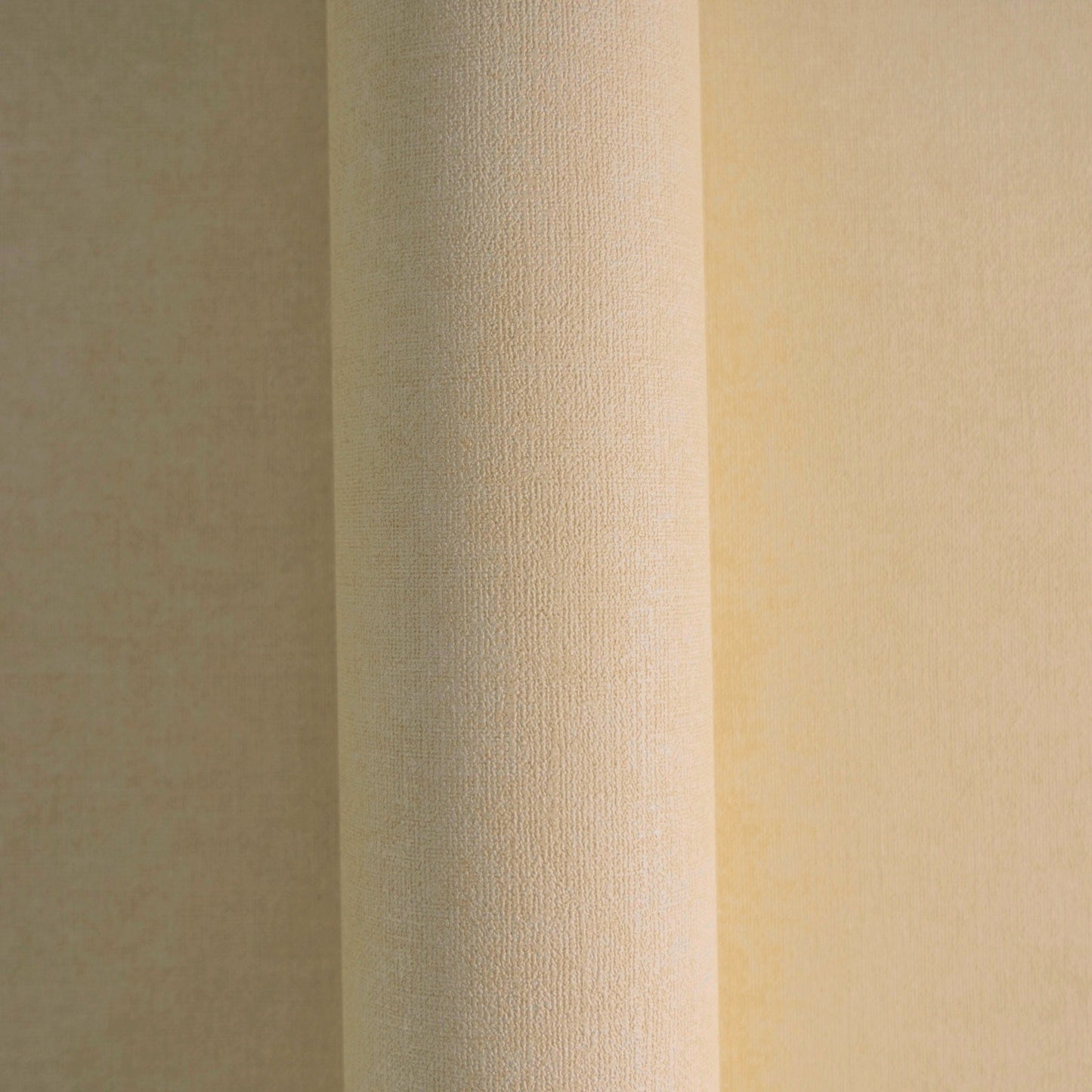 Mustertapete Leinen Apricot Hell - 10,05 m x 0,53 m