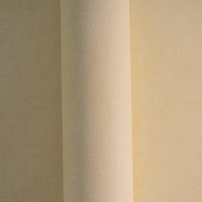 Mustertapete Leinen Apricot Hell - 10,05 m x 0,53 m