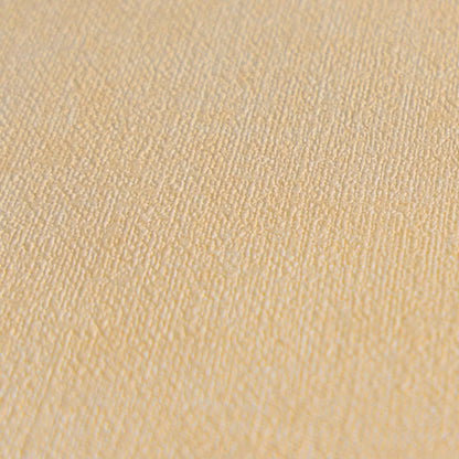 Mustertapete Leinen Apricot Hell - 10,05 m x 0,53 m