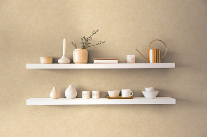 Mustertapete Leinen Beige Klassisch - 10,05 m x 0,53 m