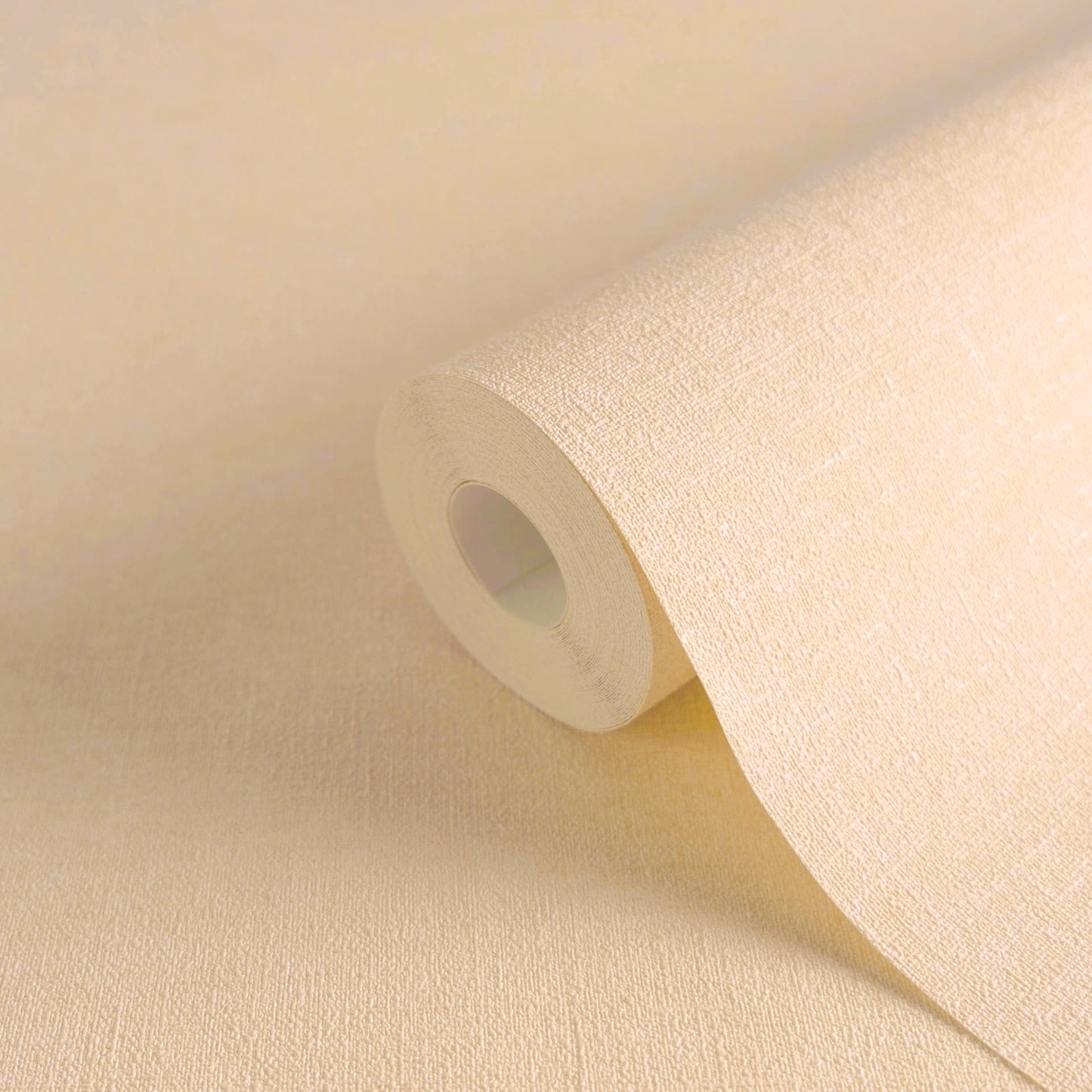 Mustertapete Leinen Apricot Klassisch - 10,05 m x 0,53 m