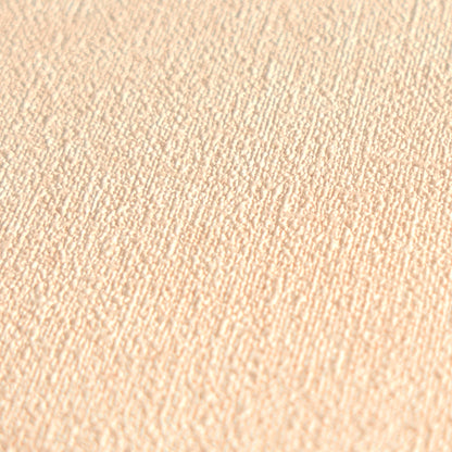 Mustertapete Leinen Apricot Klassisch - 10,05 m x 0,53 m