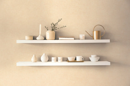 Mustertapete Leinen Apricot Klassisch - 10,05 m x 0,53 m