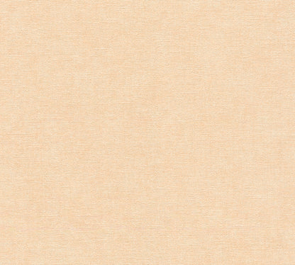 Mustertapete Leinen Apricot Klassisch - 10,05 m x 0,53 m