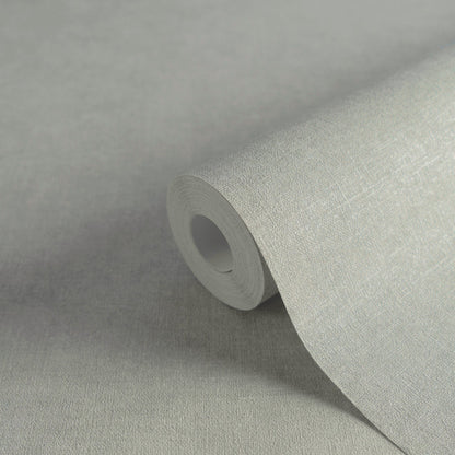 Mustertapete Leinen Greige Hell - 10,05 m x 0,53 m