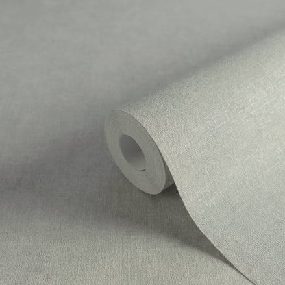 Mustertapete Leinen Greige Hell - 10,05 m x 0,53 m