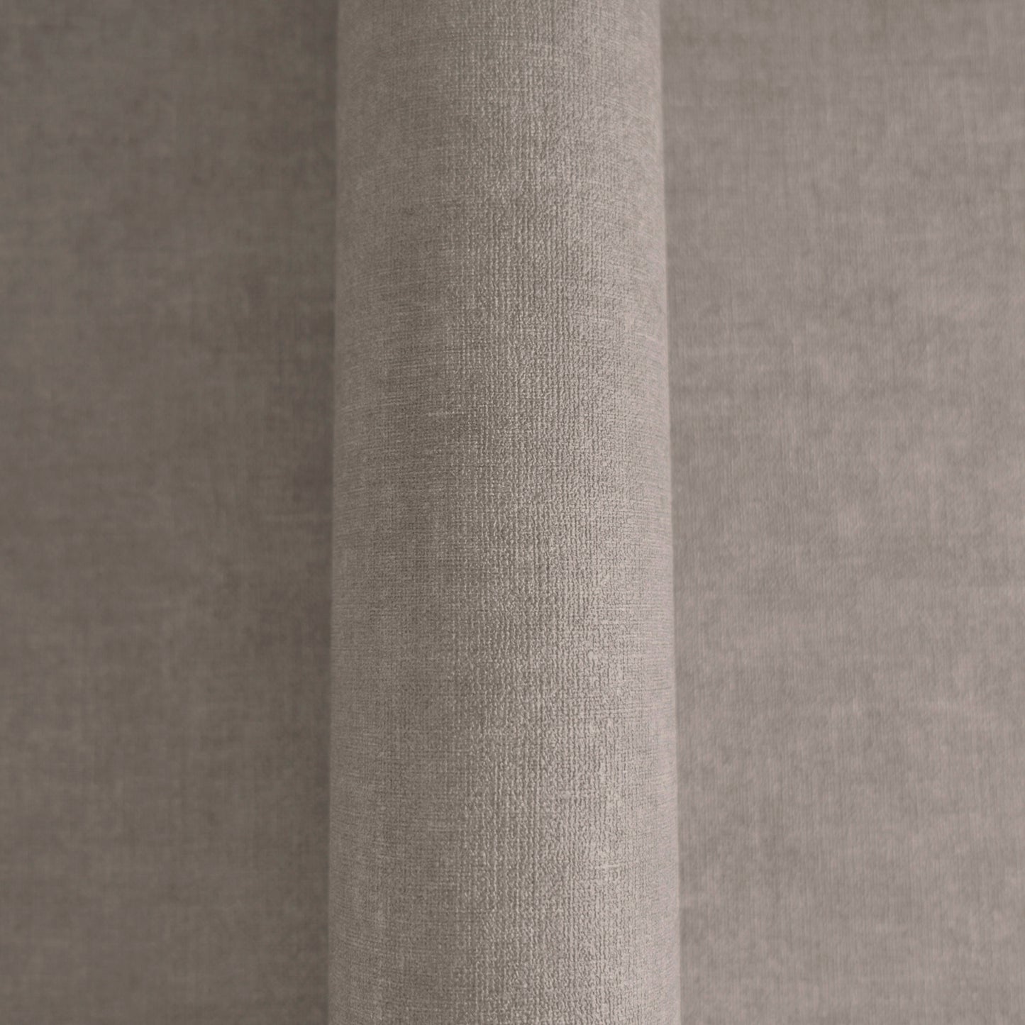 Mustertapete Leinen Taupe Elegant - 10,05 m x 0,53 m