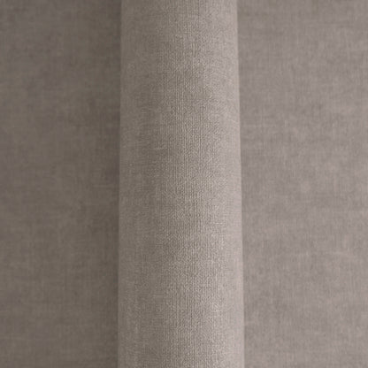 Mustertapete Leinen Taupe Elegant - 10,05 m x 0,53 m