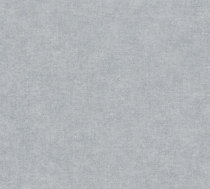 Mustertapete Leinen Himmelblau - 10,05 m x 0,53 m