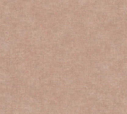 Mustertapete Leinen Rosé Sanft - 10,05 m x 0,53 m