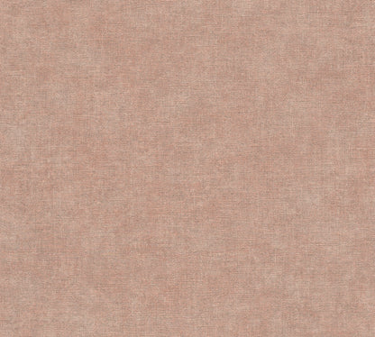 Mustertapete Leinen Rosé Sanft - 10,05 m x 0,53 m