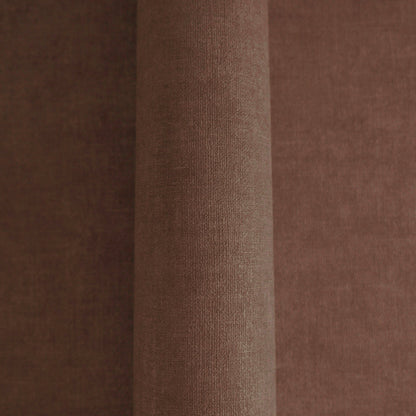 Mustertapete Leinen Schokobraun Klassisch - 10,05 m x 0,53 m