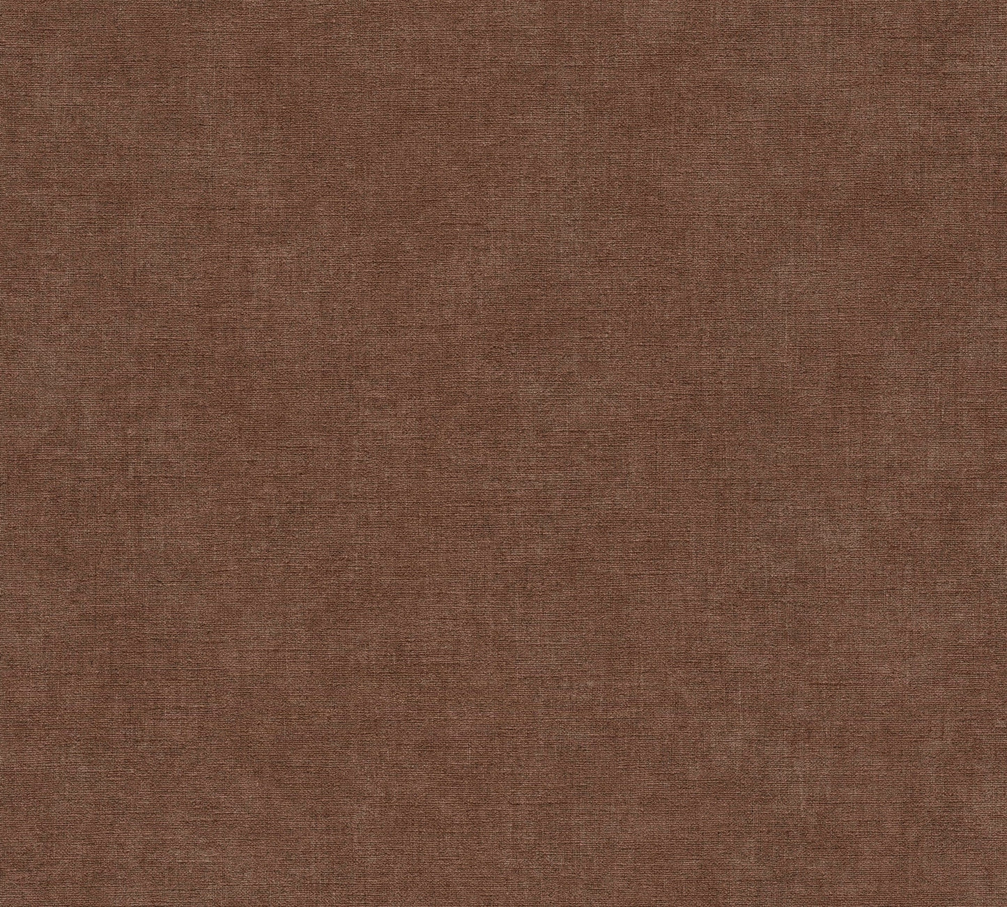 Mustertapete Leinen Schokobraun Klassisch - 10,05 m x 0,53 m