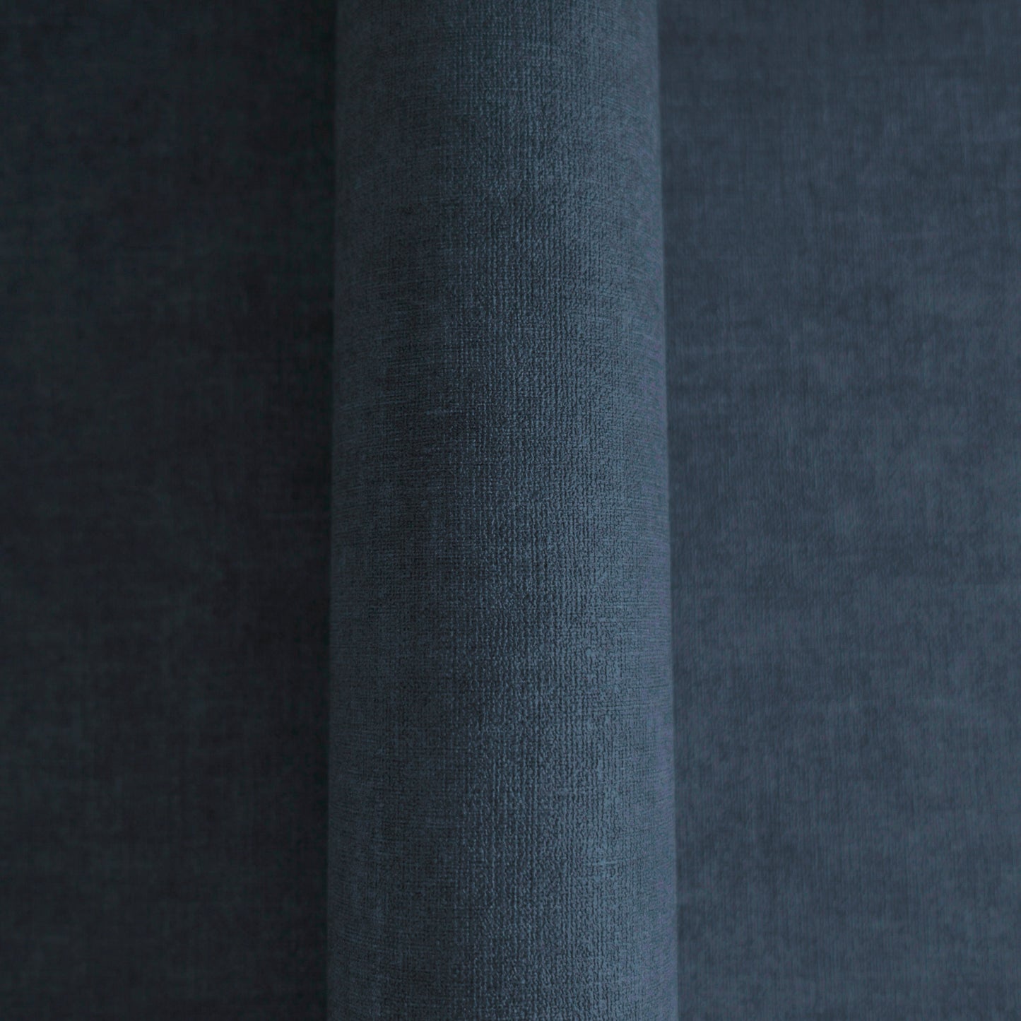 Mustertapete Leinen Marineblau Dunkel - 10,05 m x 0,53 m
