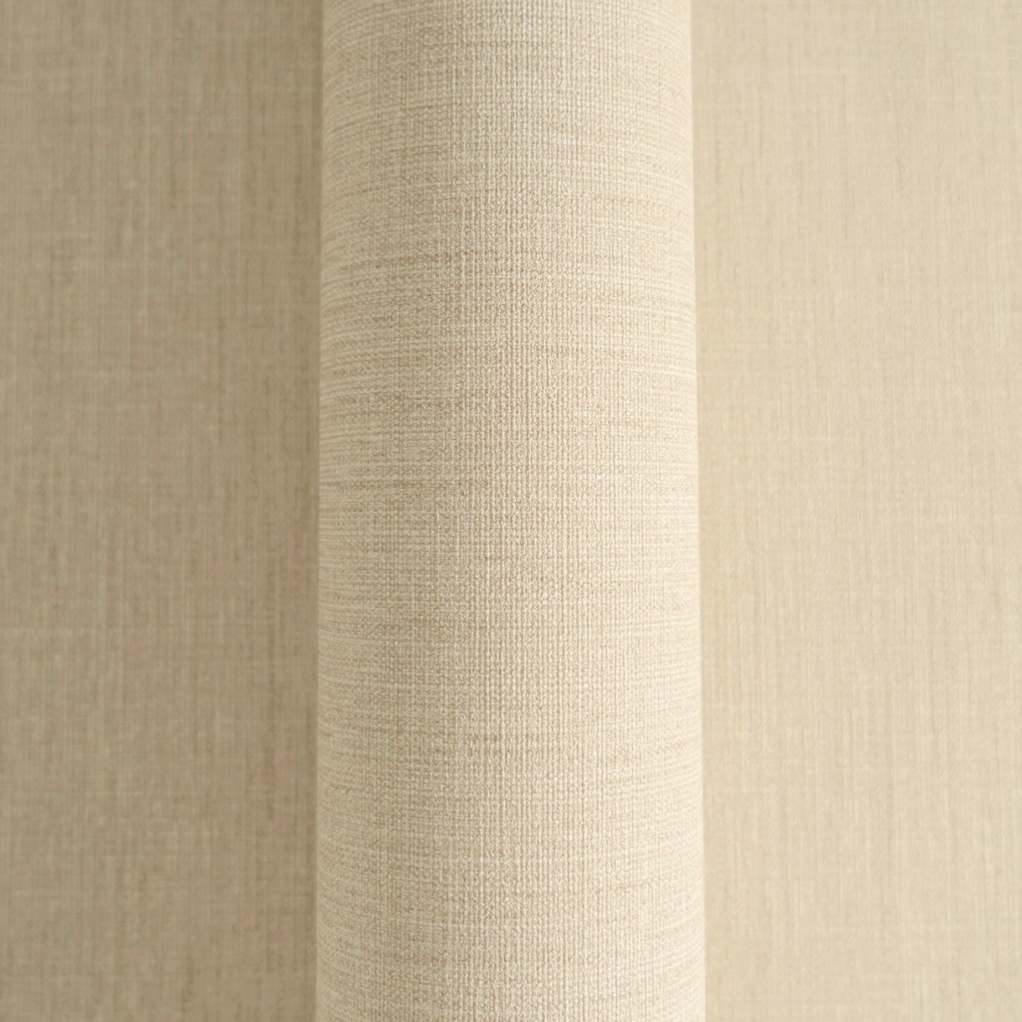 Mustertapete Leinen Hellbeige Klassisch - 10,05 m x 0,53 m