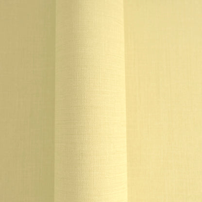 Mustertapete Leinen Sonnengelb Hell - 10,05 m x 0,53 m
