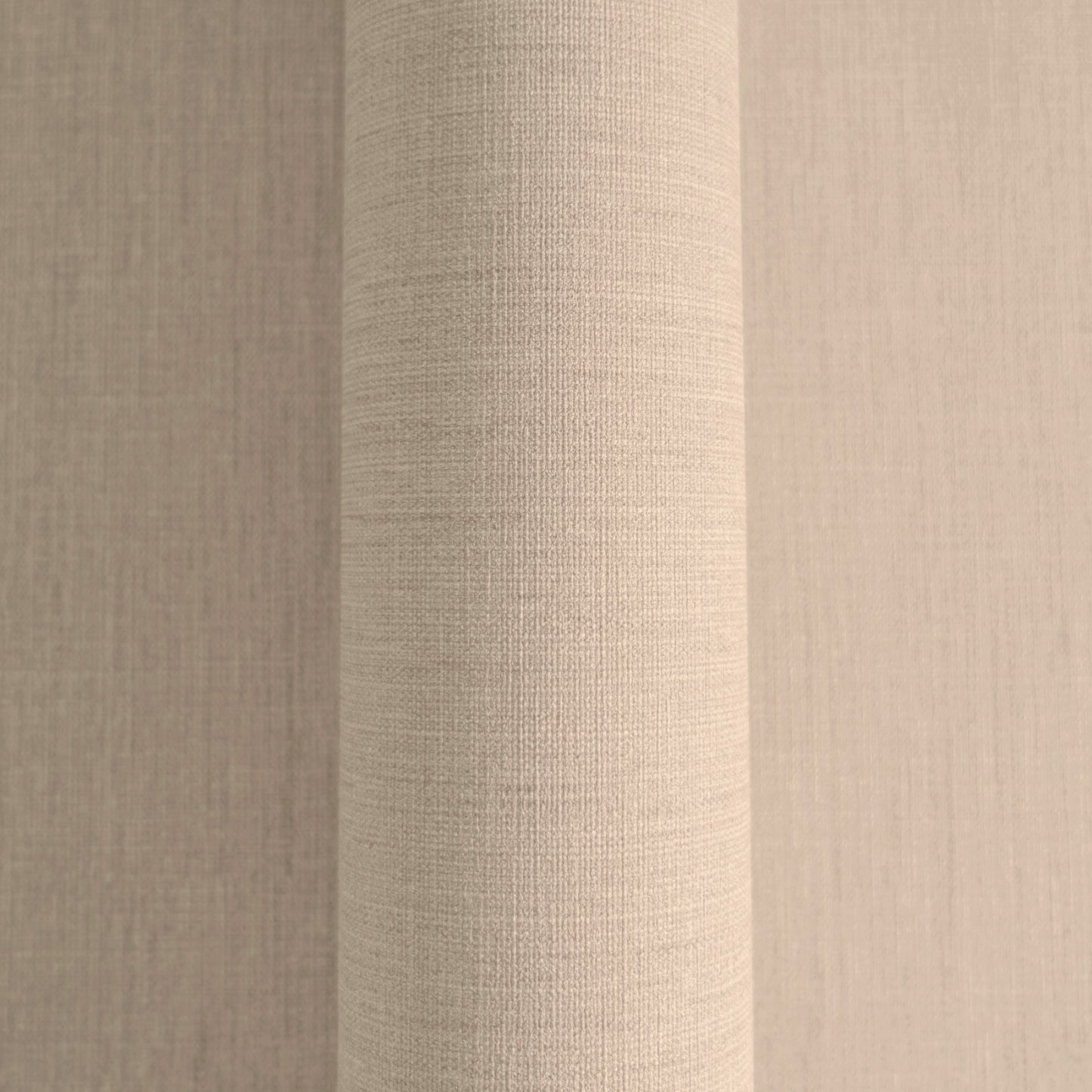 Mustertapete Leinen Greige Elegant - 10,05 m x 0,53 m